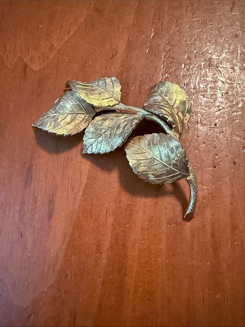 Ornamental Gold branch ornamental pin